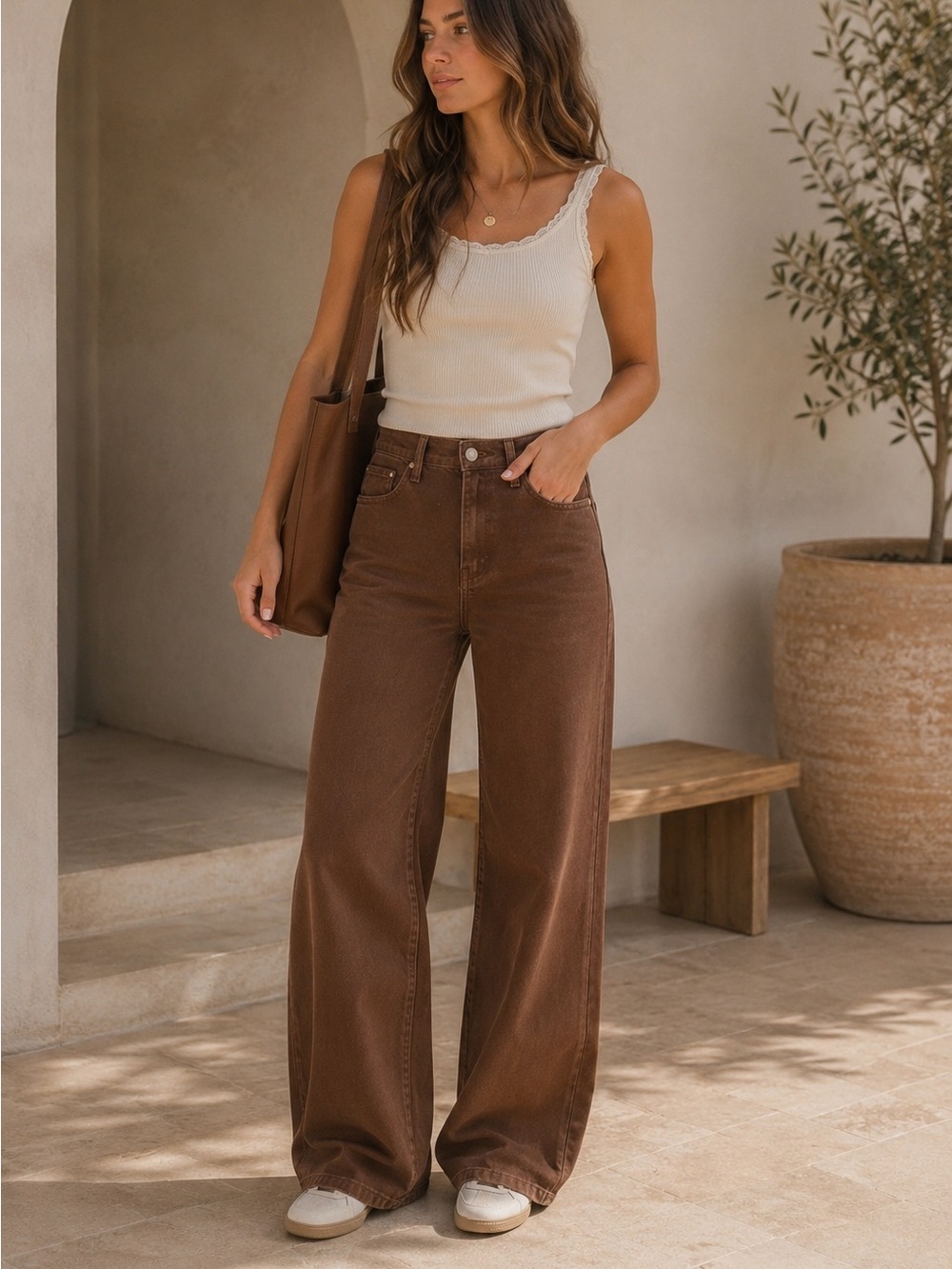 Fashion Nova Chocolate Flare Jeans